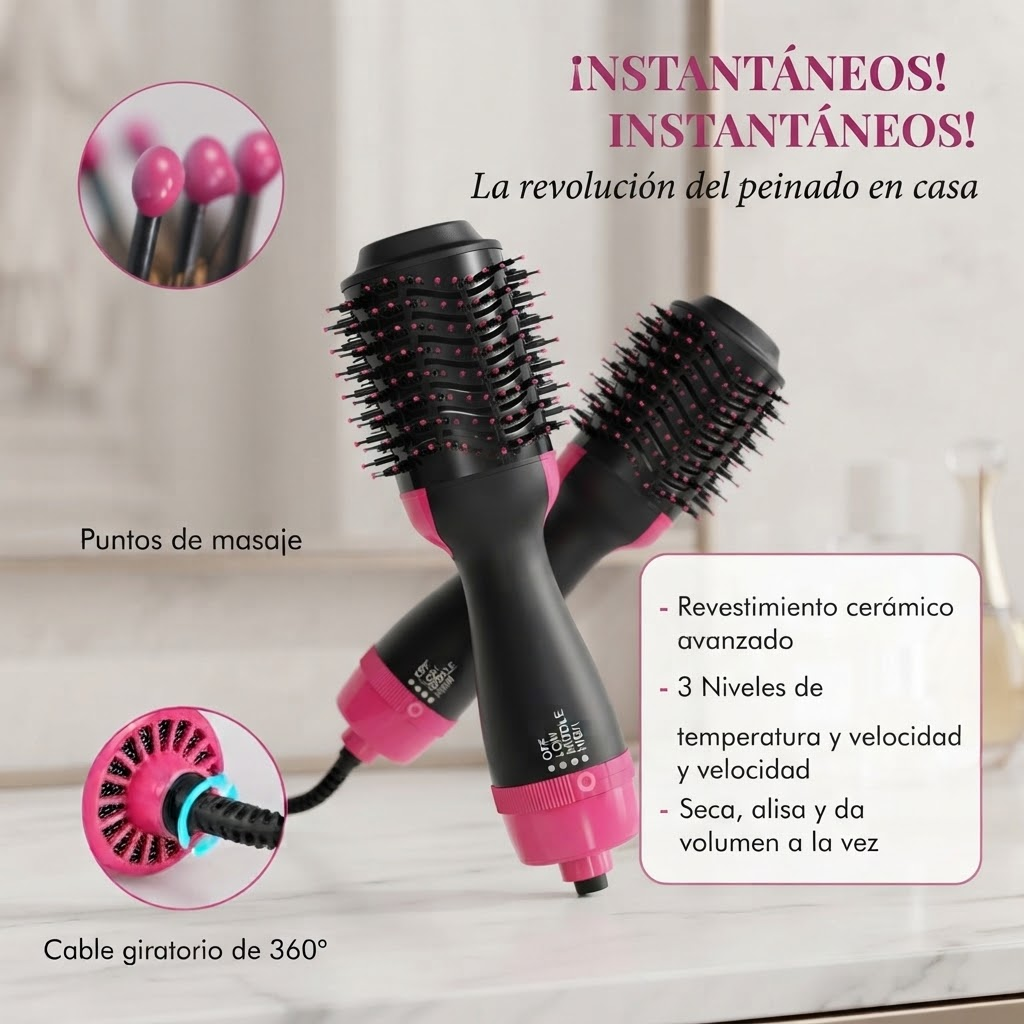CEPILLO SECADOR PROFESIONAL ONE STEP
