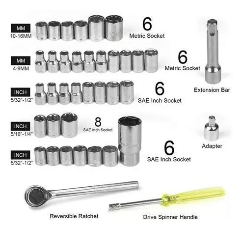 SET DE RACHA DE 40 PIEZAS