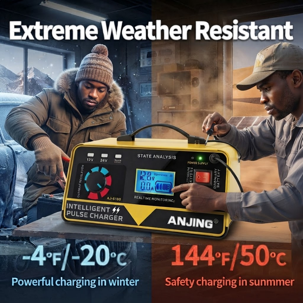 ⚡ Cargador Inteligente de Baterías de 20A – Potencia y Máxima