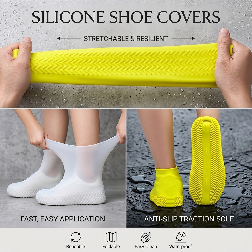 Funda Impermeable De Silicona De Zapatos