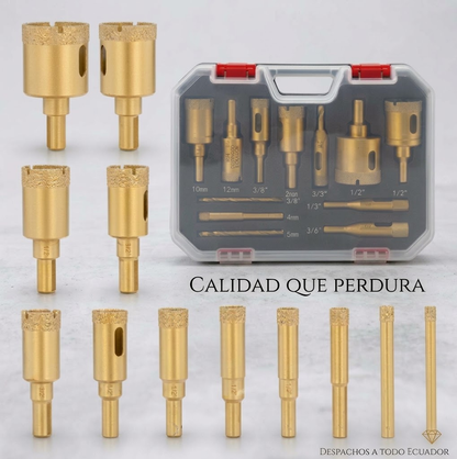 Juego De Brocas 12 Piezas